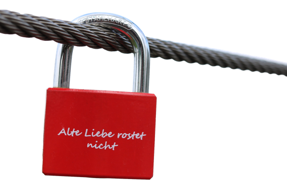 Liebesschlösser mit Wunschgravur. Besuche uns am Südstrand!